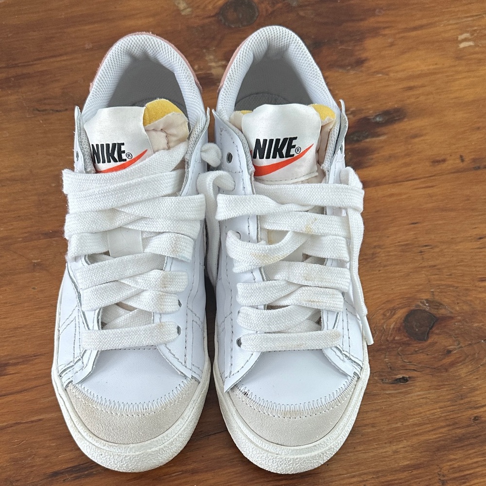 Nike Pink & White Blazers Sneaker 9.5